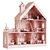 Miniature Toy Dollhouse Set 3D model small image 7