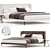 BoConcept Austine Modern Bed 3D model small image 1