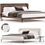 BoConcept Austine Modern Bed 3D model small image 2