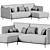 Boconcept Modena Sofa | Диван 3D model small image 6