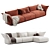 Comfort Living Sofa - 3D Model 3D model small image 2