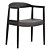 Scandinavian Style Kennedy Chair 3D model small image 2