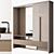 StoneWall Bathroom Set 57 3D model small image 1