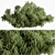 Natural Willow Bush Set 145 3D model small image 1
