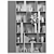 Modular Shelf Cabinet 3D Model 3D model small image 4