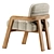 Elodie Dining Chair - Modern Design 3D model small image 2