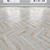 Oak Parquet Collection. Linear, Chevron, Herringbone. 3D model small image 3