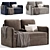 Modern Textile Sofa 2015 Model 3D model small image 5