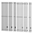 Electric Heated Towel Rails Set 3D model small image 3