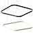 GEOMETRIC SQUARE Pendant Light 3D model small image 2