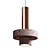 Rosa and Copper Pendant Light 3D model small image 5