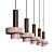 Rosa and Copper Pendant Light 3D model small image 6