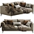 Fargo Sofa 3D Model Download 3D model small image 1