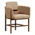 Stellar Works Aya Dining Armchair 3D model small image 2