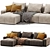 Modern Kaye Sectional Sofa Design 3D model small image 5