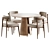 Contemporary Dining Set 97 3D model small image 1