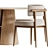 Contemporary Dining Set 97 3D model small image 4