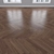 Versatile Oak Parquet Flooring 3D model small image 3