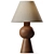 Handcrafted Terracotta Table Lamp 3D model small image 1