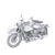 Vintage Ural Sidecar Motorcycle 3D model small image 5