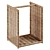 Natural Rattan Log Holder 3D model small image 4