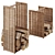 Natural Rattan Log Holder 3D model small image 5