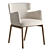 Modern Vesta Dining Chairs Design 3D model small image 1