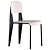 Modern Classic Dining Chairs Vitra 3D model small image 7