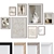 Versatile Wall Art Set 3145 3D model small image 1