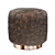 Faux Fur Ottoman 400x400x420 3D model small image 3