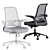 Ergonomic Foam Office Chair with 3D Details 3D model small image 1