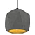 Vintage Cement Pendant Light 3D model small image 1