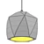 Vintage Cement Pendant Light 3D model small image 3