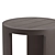 Bronte Aluminum Side Table, 18" Height 3D model small image 3