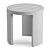 Bronte Aluminum Side Table, 18" Height 3D model small image 4