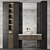 Modern Bathroom Furniture Set 15 3D model small image 4