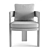 Restoration Hardware Bronte Aluminum Armchair 3D model small image 5