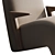 Elegant Venosa Chair: Luxurious Design 3D model small image 3