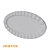 Elegant Oval Verda Mirror 3D model small image 2