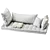 Window Sill Cushion Set, Entryway 3D model small image 5