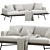 Modern Montrose Sofa: Luxury Comfort 3D model small image 1