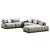 Elegant Sofa by Meridiani Design 3D model small image 5