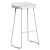 Modern Walnut Saddle Seat Stool 3D model small image 6