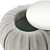 Modern GUCCINO Pouf by Tomasella 3D model small image 4