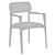 Sleek Poliform CURVE Dining Chair 3D model small image 6