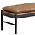 Versatile Chic Ottoman Bench 3D model small image 2