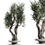 Elegant Branch Vase Decor 3D model small image 1