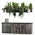 Modern Reception Desk with Plants 3D model small image 1