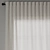 Textured 3D Linen Curtain Model 3D model small image 2