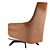 Ergonomic Contemporary KAORI Armchair 3D model small image 10